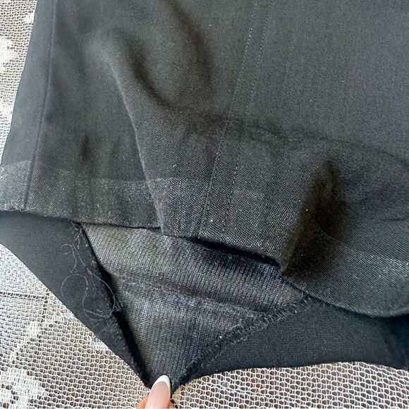 Vintage 80’s Chanel High Waisted Wide Leg Black Trousers - Picture 16 of 16